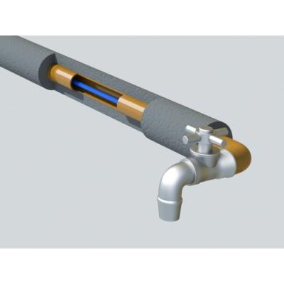 Изображение №1 - Саморегулирующийся греющий кабель внутрь трубы (15 Вт) экранированный