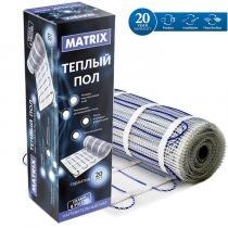 Теплый пол нагревательный мат MATRIX 2,0 кв.м